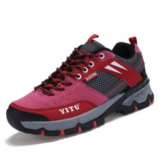 Wanita Sepatu Daki Gunung Sepatu Olahraga Naik Mt. Sepatu Trekking Yang Wanita Daki Gunung Sepatu Olahraga Sepatu Merah