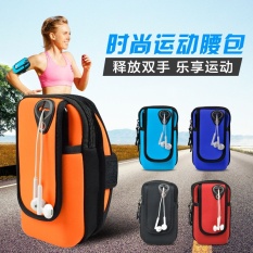 Tahan Air Wrist Kantong Dompet Pouch Running Bag ARM Wrist Band Hand Olahraga Mobile Phone Case (Ukuran: 15.5x9 Cm, Warna: Merah)-Intl
