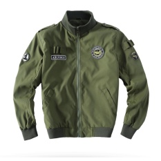 Weargen 2017 Berkualitas Tinggi Ma1 Hijau Tentara Taktis Militer Varsity Penerbangan Jaket Pilot Angkatan Udara SEBAGAI Pembom Jaket For Pria Pakaian 520-Hijau Tentara