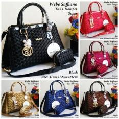 Webe Saffiano Set Dompet Super