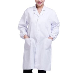 White Lab Coat Fancy Dress Kostum untuk Siswa Dewasa-Intl