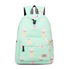 Pemenang/pemenang Lucu Meng Meng Da New Spring dan Summer Baru Tas Wanita Korea Tas Bahu Kecil Segar (pasta Kacang Hijau (kelinci Lucu)) -Intl