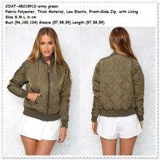 Winter Jaket Army Jacket Coat Bomber Cardigan Baju Wanita Korea Import - Z5vryc