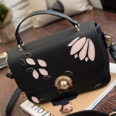 Wanita Shoulder Bag-Trinity (Hitam)-Intl