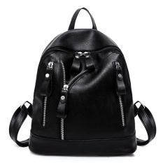 Women Backpack Fashion Kasual PU Kulit Ladies Gadis Remaja Tas Sekolah-Internasional
