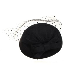 Wanita Rambut Bersimpul Berdesak-desakan Membuat Mesin Nama: Peralatan Memotong Rambut Baret Topi Pillbox Tudung Pesta Koktail Hitam-Internasional