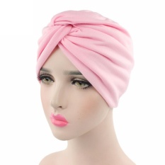 Wanita Kanker Kemo Hat Beanie Scarf Serban Kepala Membungkus Cap PK-Intl