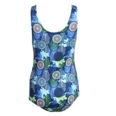 Wanita Dalam Kerah U Unpadded One Piece Swimsuit Monokini (1 #)-Intl