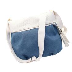 Wanita Lady Denim Handbag Messenger HOBO Tas Bahu Dompet-Intl