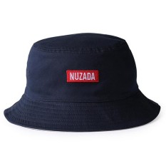 Unisex Pria Wanita Kasual Katun Lipat Topi Ember Olahraga Vogue Sunshad Topi Nelayan-Intl