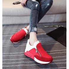 Wanita Sepatu Kets Sepatu Olahraga Hak Ritsleting Baji Tersembunyi