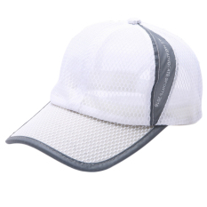 Wanita Sport Outdoor Topi Bisbol Snapback Golf Hip-Hop Helm Matahari Mata Jala Putih-Intl