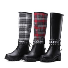 Wanita Musim Dingin Sepatu Berkualitas Tinggi Lutut Tinggi Bot Wanita Sepatu Musim Dingin N Musim Dingin Boot-Internasional