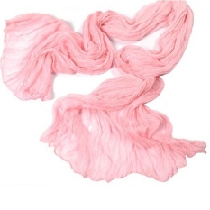 Womens Gadis Candy Color Silk Chiffon Scarf Bungkus Selendang Pashmina Syal-Intl