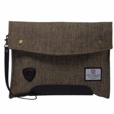 Woodbags Carbon Clutch - Golden Plate - Tas Pria Tas Wanita Tahan Air Clutch Pria Clutch Wanita Tempat HP Tempat Vape Tas Dompet