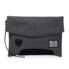 Woodbags Carbon Clutch - Smoke Grey - Tas Pria Tas Wanita Tahan Air Clutch Pria Clutch Wanita Tempat HP Tempat Vape Tas Dompet