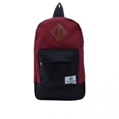 Woodbags Shoulder Bag S4 - Red Roses - Tas Pria Tas Wanita Tas Punggung Tas Selempang Sling Bag Tas Jalan Tahan Air