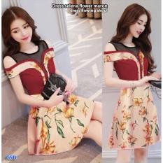 Wow Keren - Dress Bunga pendek/Dress mini/Dress cantik/dres wanita Selena
