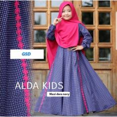 Wow keren - Maxi anak anak - dress anak / baju anak / muslim anak / hijab anak / maxi alda
