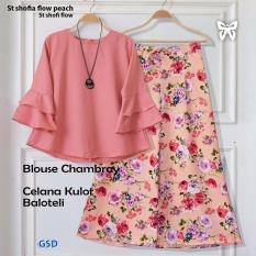 Wow keren - Setelan baju muslim / Baju kulot / celana kulot / stelan celana kulot / shofi