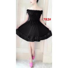 Wowkeren - 782 Dress mini/ dress brukat/ dress import/ dress sabrina cantik