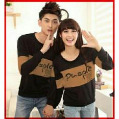 xavier couple T-shirt pusple hitam cream Baju Couple / Kaos Oblong / Kaos Pasangan / Kaos Couple / Pakaian Kembar / Baju Muslim Wanita / Baju Muslim Pria / Couple / Kaos Oblong / Cotton Combed Pasangan