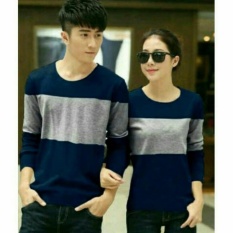 Xavier Couple Two tone Navy Baju Couple / Kaos Oblong / Kaos Pasangan / Kaos Couple / Pakaian Kembar / Baju Muslim Wanita / Baju Muslim Pria / Couple / Kaos Oblong / Cotton Combed Pasangan