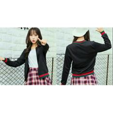Xavier jaket bomber hitam Jacket Fashion Wanita Oliv / jacket bomber wanita /Jaket Merek Polos / Jaket Jalan Nyaman adem / Bomber Parka NV (stli tamhi)