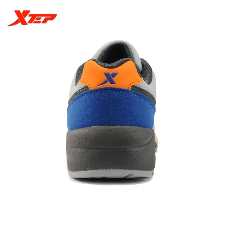 Xtep Asli Pria Retro Sepatu Sneakers Vintage Fashion Olahraga Luar Ruangan Sepatu Pelatih Atletik Pria Sepatu Biru Abu Lazada Indonesia