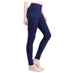 Xys Koleksi Panjang Lembut Elastis Pinggang Fitness Yoga Inspirasi Celana Modal Pakaian Celana Kolor Longgar Lurus untuk Menjalankan Sporting Oleh Reflex Women S Power FLEX Tights Aktif Legging Latihan (biru Tua) -Intl