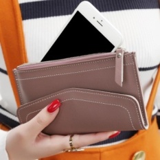 YADAS Fashion Kecenderungan Perempuan Dompet, Versi Baru dari Long Wallet Dompet Sederhana Dompet Kulit Dompet-Intl