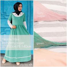 YASINTA MAXI - Fashion Muslimah Terkini Baju Gamis Maxidress Babyterry Super