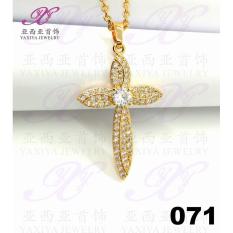 Yaxiya (Anting Gelang Kalung) Liontin Perhiasan Imitasi Gold 18K 071