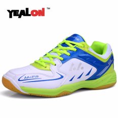 YEALON Bulutangkis Sepatu untuk Pria Sepatu Pria Bulutangkis Pelatihan Keras Anti Licin Light Sneakers Sport Cushion- INTL