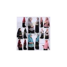 Yello Khimar Maroko Pinguin Premium / Jilbab Syria Maroko Pinguin Sayra