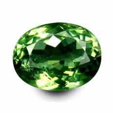 YenzShop CB101 GIA Certified VVS Oval 7.4x5.9mm 1.36ct Natural Unheated - Yellowish Green Chrysoberyl