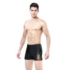 Yingfa Mode Anti-klorin Baju Renang Berenang Batang (Hitam) (Hitam)