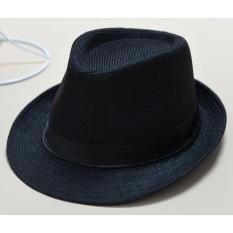 Yingrui Topi Laken Jazz Vintage - Black/Black