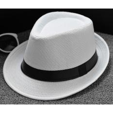 Yingrui Topi Laken Jazz Vintage - White