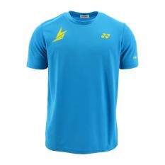 YONEX TEXTILE ROUND NECK MEN T SHIRT - TRM16004LD2Z - DRESDEN BLUE