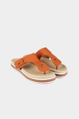 Yongki Komaladi Women Shoes Sandals Flat Sandals Wanita Sepatu Sandal Sandal datar Chocolate Cokelat Diskon discount murah bazaar baju celana fashion brand branded
