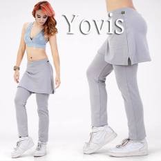 Yovis Cbr Rok Olahraga / Baju Senam Wanita - Silver