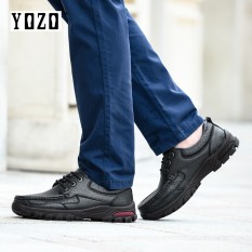Yozo Pria Bisnis Sepatu Kulit Mewah Pria Empat Musim Pria Sepatu Retro Dermis Kulit Sapi Luar Ruangan Gunung Pendakian Atas sepatu Kulit Kulit Berkualitas Tinggi Sepatu Besar Ukuran 38-48 Meter-Internasional