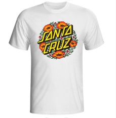 Yuandi DIY Santa Cruz Mens Fashion Putih T Shirts Sepeda Gunung Kapas Lengan Pendek T-Shirt #7-Intl