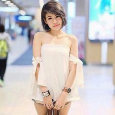 Yuki Fashion Blouse Anaz - White