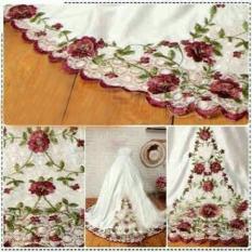 Yuki Fashion Setelan Mukena Dewasa Khadijah Bordir - Biru1 - Best Seller