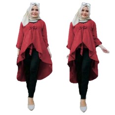 Yuki Fashion Tunik Nadya - Maroon