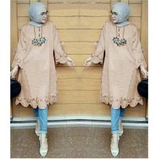 Yuki Fashion Tunik Vella 2 - Mocca