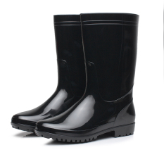 Yumu Sepatu Boots Hujan Modis Pria Karet Nyaman Ringan