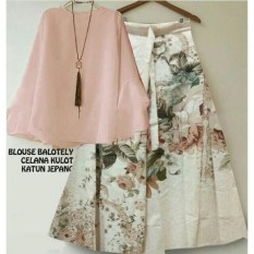 yuna-setelan muslim set kulot stelan hijab muslim fashion playsuit renata